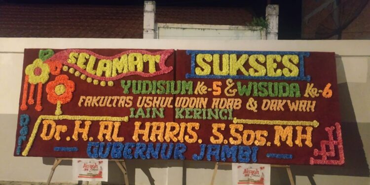 Gubernur Jambi Berikan Ucapan Selamat Atas Yudisium dan Wisuda Fakultas UAD IAIN Kerinci