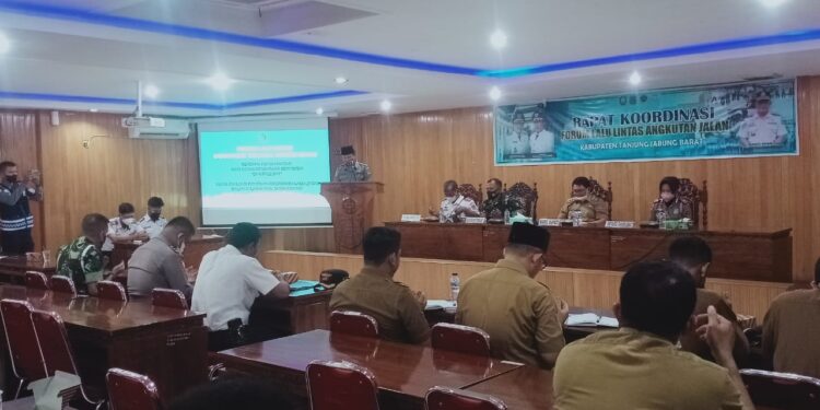 Wabup Hairan Buka Kegiatan Rapat Koordinasi Forum Lalu Lintas Angkutan Jalan Kabupaten Tanjab Barat