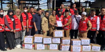 PMI Tanjung Jabung Barat Salurkan Bantuan untuk Korban Kebakaran