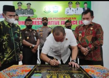 Wako Ahmadi Dampingi Wakajati Resmikan Rumah Restorative Justice