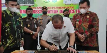 Wako Ahmadi Dampingi Wakajati Resmikan Rumah Restorative Justice