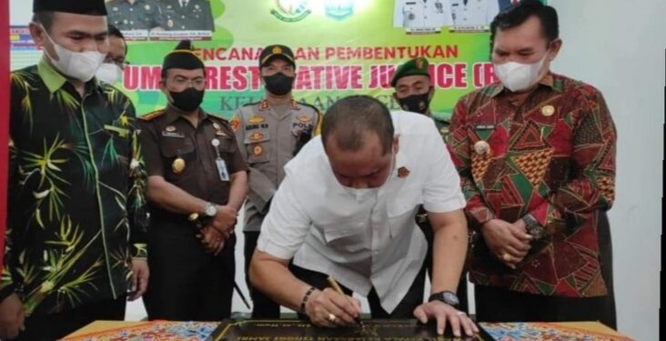 Wako Ahmadi Dampingi Wakajati Resmikan Rumah Restorative Justice