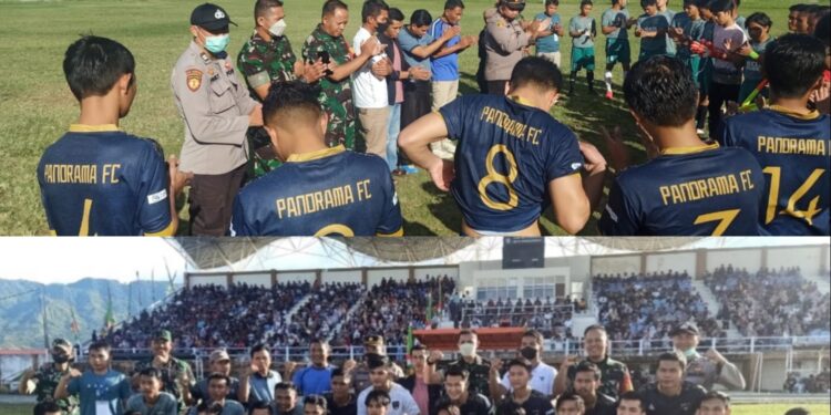 Kapolsek dan Sekcam Tanah Kampung Beri Arahan Penutupan PSTK Cup