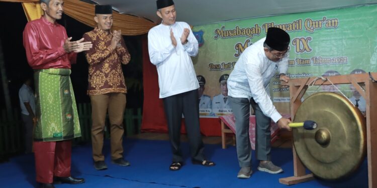 Bupati UAS Resmi Buka Kegiatan MTQ Tingkat Desa Jati Emas