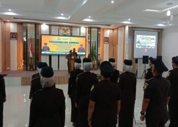 Kejati Jambi Lantik 105 CPNS Adhyaksa Muda