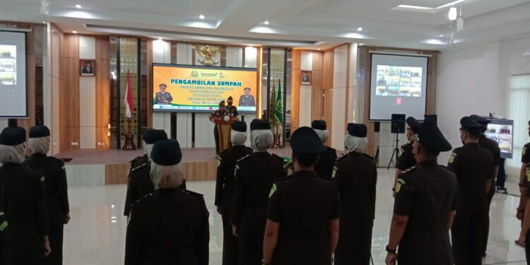 Kejati Jambi Lantik 105 CPNS Adhyaksa Muda