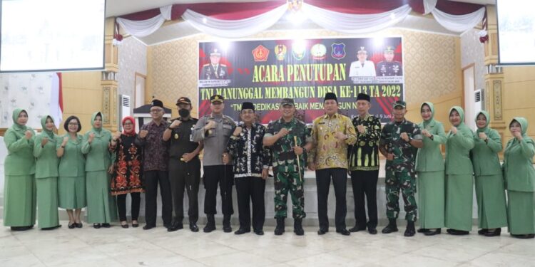 TMMD ke-113 Resmi Ditutup, Danrem Berharap Program TNI Ini Membantu Dalam Kesejahteraan Masyarakat