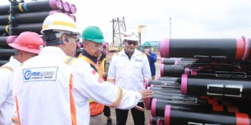 Dukung Produk Dalam Negeri, SKK Migas-KKKS Saksikan Ekspor 1200 Metriks Ton Pipa Ke Uganda Dan kuwait