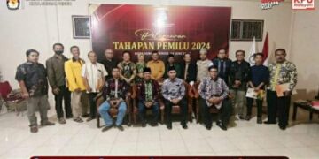 KPU Kota Sungai Penuh Gelar Nonton Bersama Peluncuran Tahapan Pemilu 2024