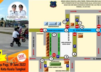 Selain Mengurangi Polusi, Launching CFD Juga Untuk Menghidupkan Kualatungkal Dengan Berolahraga Dihari Libur