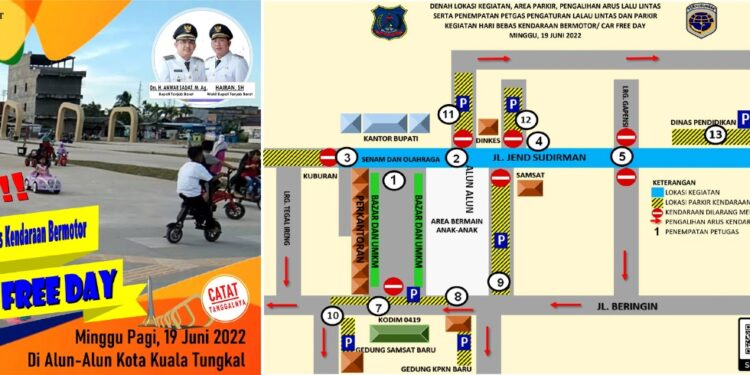 Selain Mengurangi Polusi, Launching CFD Juga Untuk Menghidupkan Kualatungkal Dengan Berolahraga Dihari Libur