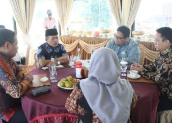 Al Haris Terima Audiensi Bawaslu RI Bahas Kesiapan Pemilu 2024