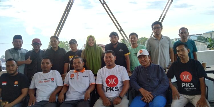 Gelar Silaturahmi Bersama Rekan Media, Partai PKS Tanjab Barat Targetkan 7 Kursi