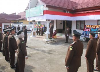 Kejari Tanjung Jabung Barat Gelar Upacara Hari Bhakti Adhyaksa ke-62