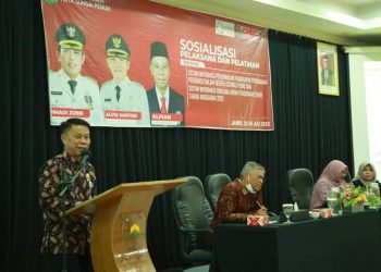 Sekda Alpian Buka Sosialisasi dan Pelatihan Siswa P3DN dan RUP