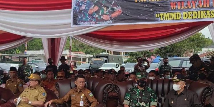 Sekda Alpian Hadiri Pembukaan TMMD Ke-144 Kodim 0417/Kerinci