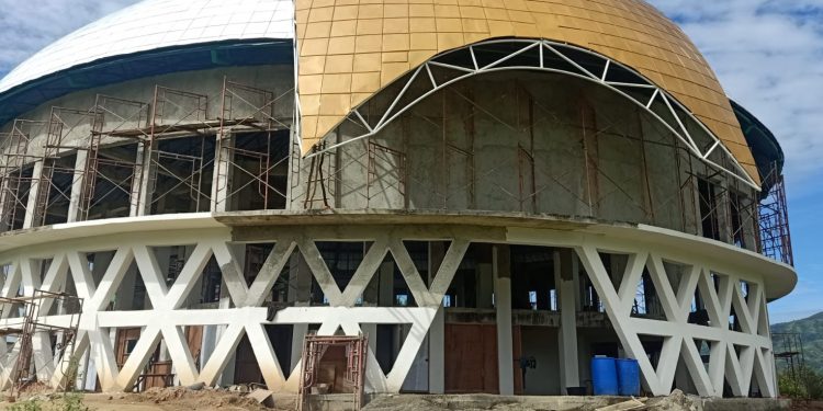 Pembangunan Gedung Islamic Center Tak Kunjung Selesai, Masyarakat Kecamatan Air Hangat Barat Kecewa