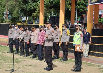 Polres Kerinci Gelar Apel Deklarasi Penolakan Geng Motor dan Balap Liar Oleh Club Roda Dua dan Roda Empat