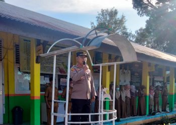 Polsek Kayu Aro Gelar Kegiatan “Police Go To School” di SMAN 7 Kerinci