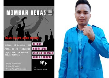 DEMA STAI Menyayangkan Terkait Persoalan Surat dan Pamflet Aksi Jalanan Mengatasnamakan Aliansi Mahasiswa STAI An-nadwah Kuala Tungkal