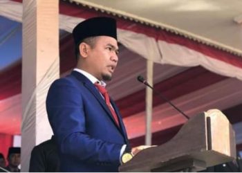 Ketua DPRD Kota Sungai Penuh Bacakan Teks Proklamasi
