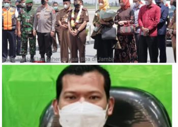 Kasi Intel Kejari Sungai Penuh: Tiba di Jambi, Kajati Jambi Disambut Forkopimda