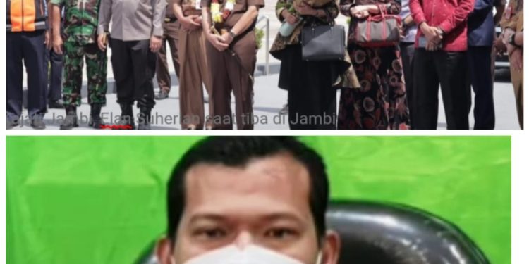 Kasi Intel Kejari Sungai Penuh: Tiba di Jambi, Kajati Jambi Disambut Forkopimda