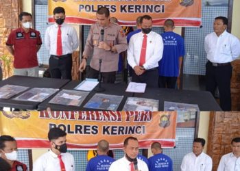 Polres Kerinci Berhasil Amankan Enam Orang Pelaku Kasus Perjudian Online