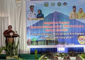 Wako Ahmadi Hadiri Pengukuhan Pengurus HKK Kabupaten Sarolangun