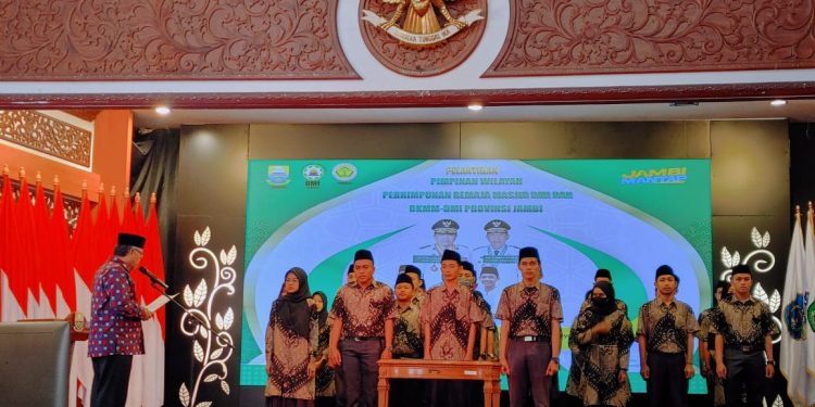 Ardiansah P Resmi Dilantik Sebagai Ketua Remaja Masjid Provinsi Jambi