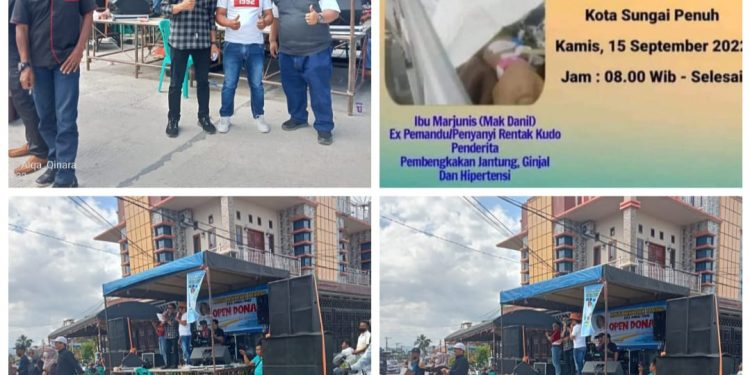 Bantu Biaya Pengobatan Marjunis, Musisi Hamparan Rawang Gelar Aksi Galang Dana