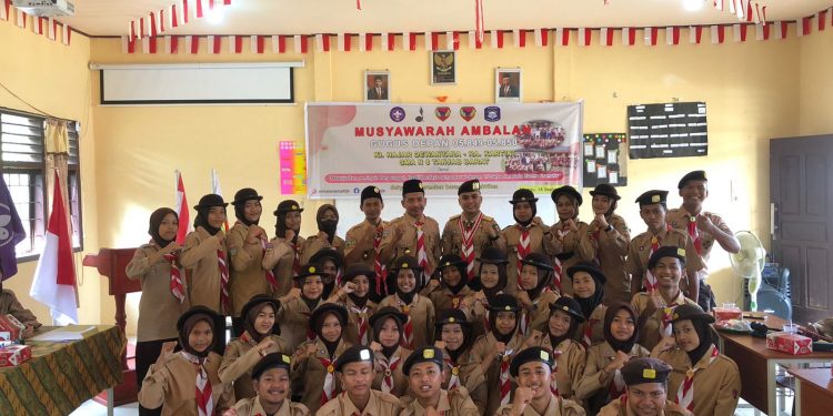 Pramuka SMA Negeri 6 Tanjab Barat Gelar Musyawarah Ambalan
