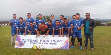 Turnamen Sepakbola Portim Cup 2022 di Lima Desa Tanjung Pauh Mudik Resmi Dibuka