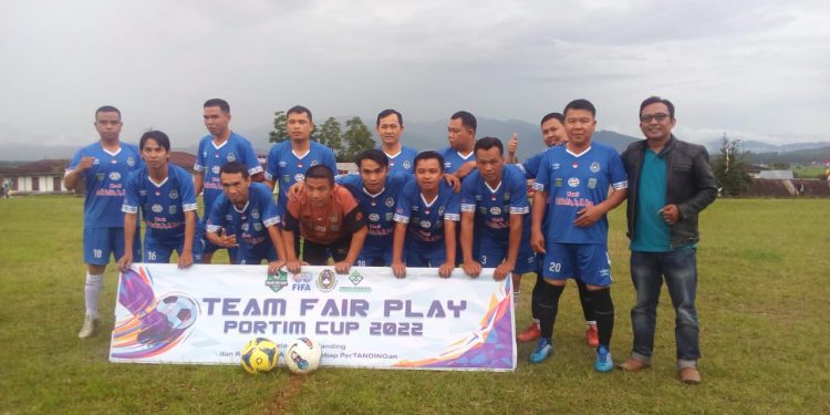 Turnamen Sepakbola Portim Cup 2022 di Lima Desa Tanjung Pauh Mudik Resmi Dibuka