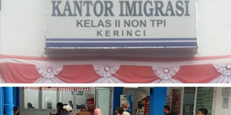 Kantor Imigrasi Kelas ll Non TPI Kerinci Buka Layanan Simpatik per 2 Minggu di Hari Sabtu