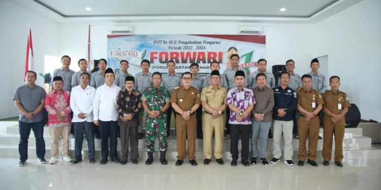 Wako Ahmadi Hadiri Pengukuhan Pengurus Forwari Periode 2022 – 2024