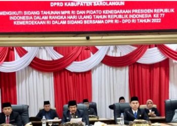 Penjabat Bupati Sarolangun Hadiri Rapat Paripurna Istimewa Mendengarkan Pidato Kenegaraan Presiden RI