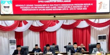 Penjabat Bupati Sarolangun Hadiri Rapat Paripurna Istimewa Mendengarkan Pidato Kenegaraan Presiden RI