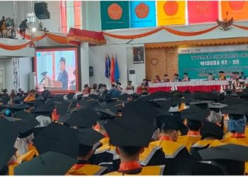 Hadiri Wisuda Mahasiswa UNJA, Al Haris: Kami Supporting UNJA Berbenah