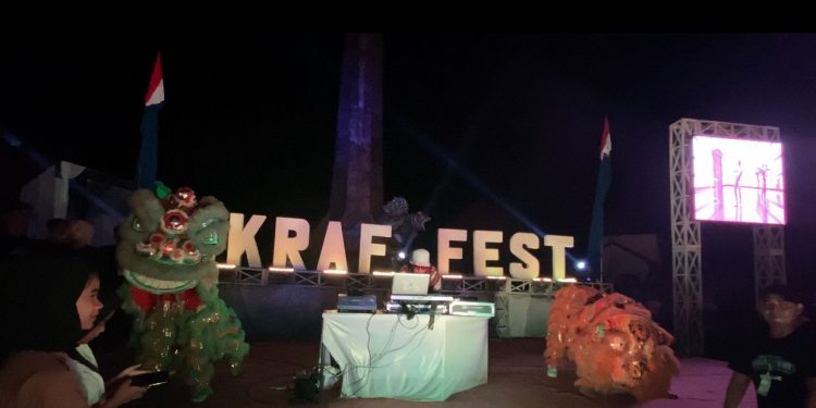Meriah!!! Festival Ekraf Fest 2022 Ditutup Dengan Atraksi Barongsai dan Musik Koplo