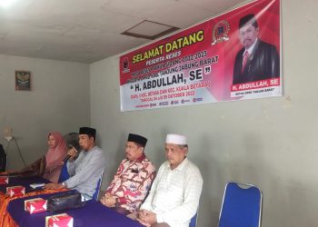 Ketua DPRD Tanjab Barat Tampung Aspirasi Masyarakat Desa Pematang Lumut