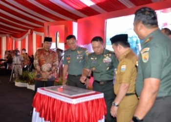 Ketua DPRD Edi Purwanto Hadiri Peresmian Gedung Makorem 042/Gapu oleh KSAD Jenderal Dudung