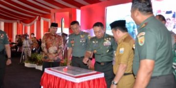 Ketua DPRD Edi Purwanto Hadiri Peresmian Gedung Makorem 042/Gapu oleh KSAD Jenderal Dudung