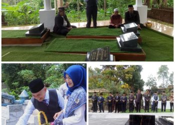 Peringati Hari Pahlawan, Adirozal bersama Forkopimda Berziarah