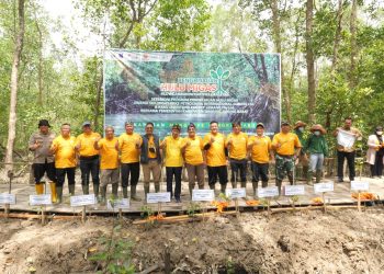 Dukung G20, SKK Migas – KKKS Tanam Ribuan Pohon Mangrove di Jambi