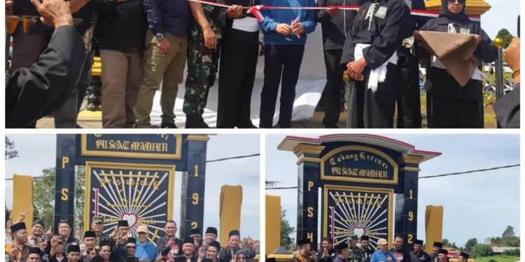 Hadiri Peringatan Satu Abad PSHT, Bupati Kerinci Adirozal Turut Resmikan Tugu PSHT