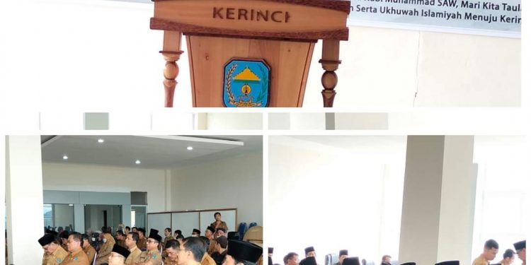 Sekda Kerinci Zainal Efendi Hadiri Peringatan Maulid Nabi Muhammad SAW 1444 H Pemkab Kerinci