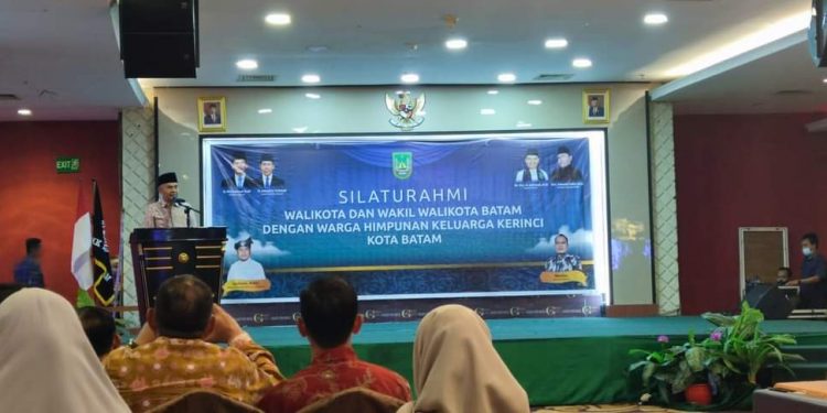Bupati Kerinci Hadiri Pengukuhan HKK Batam, Ajak HKK Menjaga Tali Persaudaraan