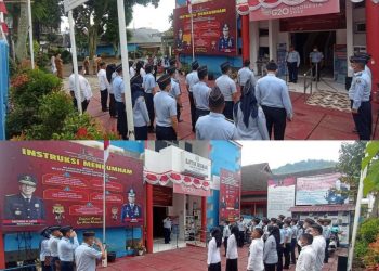 Laksanakan Apel Pagi, Kepala Imigrasi Kelas II Non TPI Kerinci: Jaga Kesehatan dan Berikan Pelayanan Terbaik