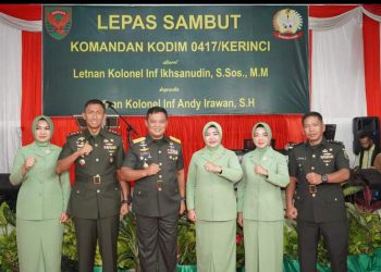 Kodim 0417/Kerinci Gelar Acara Pisah Sambut Dandim 0417/Kerinci